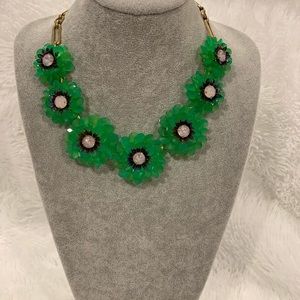 J. Crew Jewelry - J Crew floral crystal necklace J. Crew Jewelry - J Crew floral crystal necklace